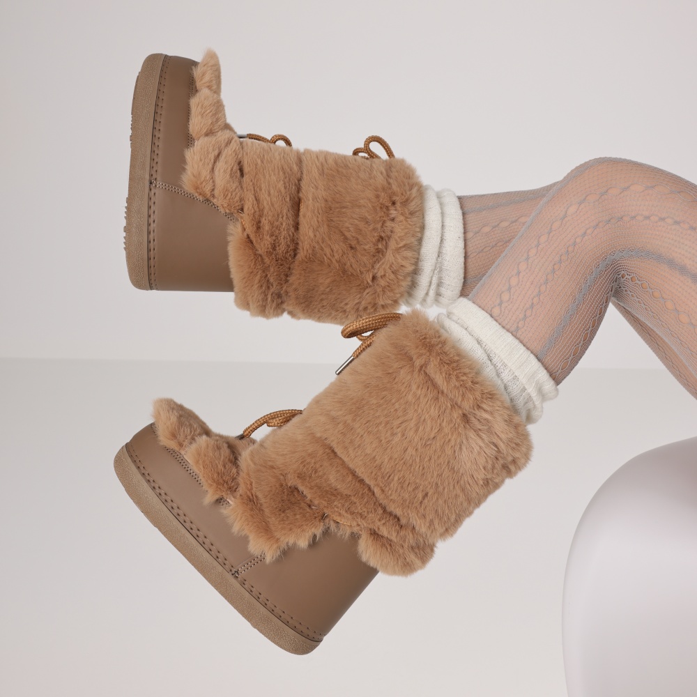 Женские пушистые ботинки с кру – обзор и цена Espadrille Slip On