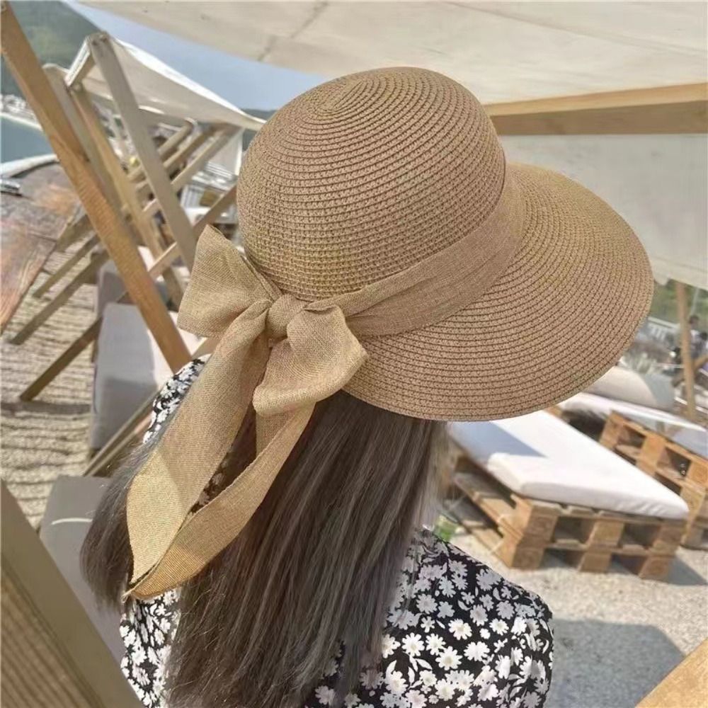 Шляпа с бантом женская, Соломе – обзор и цена Bucket Hat Straw