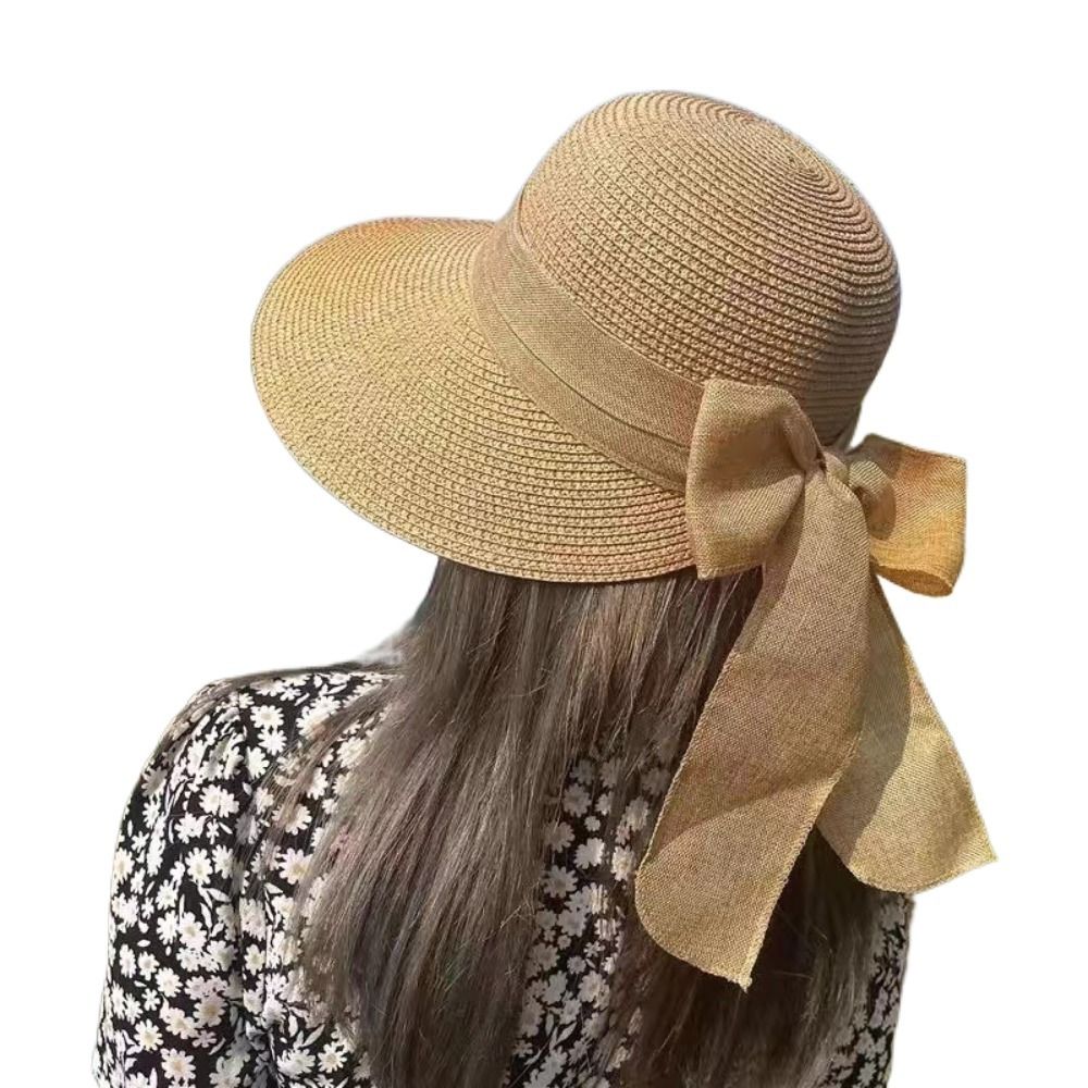 Шляпа с бантом женская, Соломе – обзор и цена Bucket Hat Straw