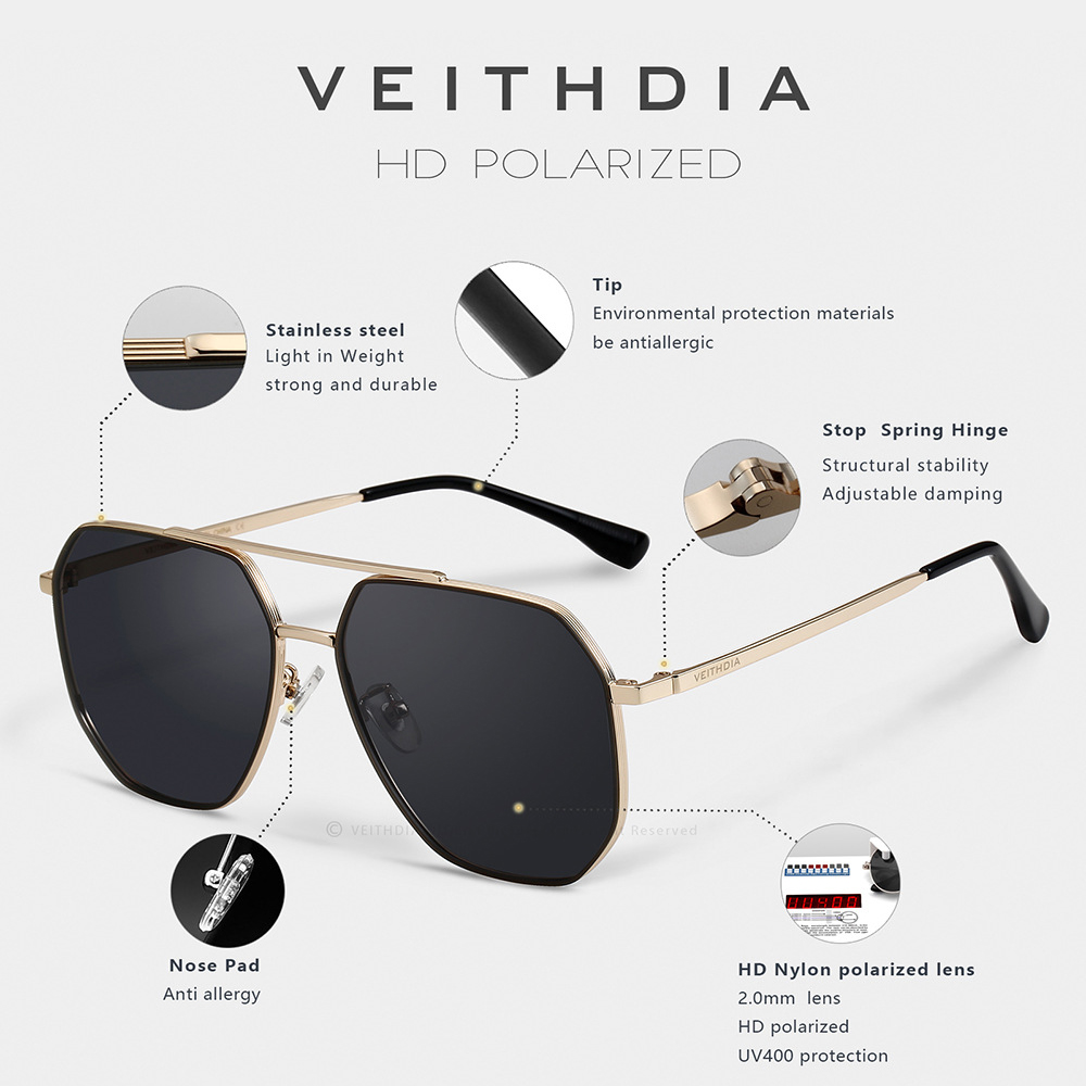 Мужские Винтажные Солнцезащитн – обзор и цена Sunglasses Aviator Polarized